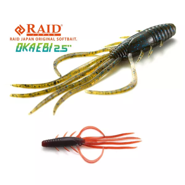 Raid Oka Ebi 6,3cm 036 Scuppernong Plastic Lure 8pcs