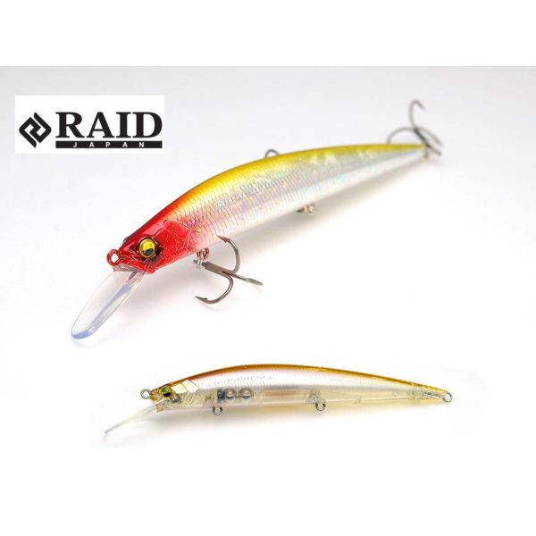 Raid Level Minnow Plus 12.5cm 14gr 002 Jewel Wakasagi Wobbler