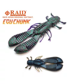   Raid Egu Chunk 8.9cm 020 Dark Cinnamon Blu Flk Beetle Imitation 6pcs