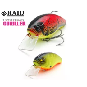   Raid Level Crank Goriller 6.6cm 17.5gr 003 Neon Back Chart Wobbler