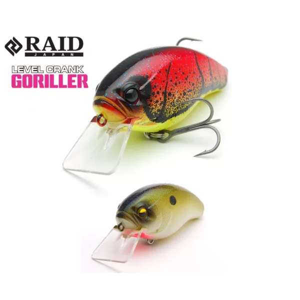 Raid Level Crank Goriller 6.6cm 17.5gr 006 Pearl Shad Wobbler