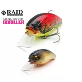   Raid Level Crank Goriller 6.6cm 17.5gr 007 Real Kinkuro Wobbler