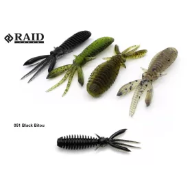 Raid Egubug 6.3cm 051 Black Bitou Beetle Imitation 8pcs