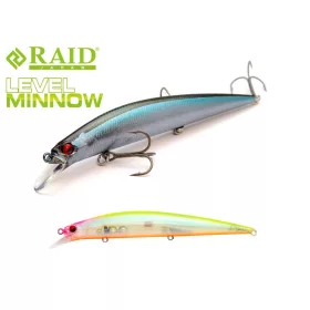 Raid Level Minnow 12.5cm 14gr 019 Clear Squash Wobbler
