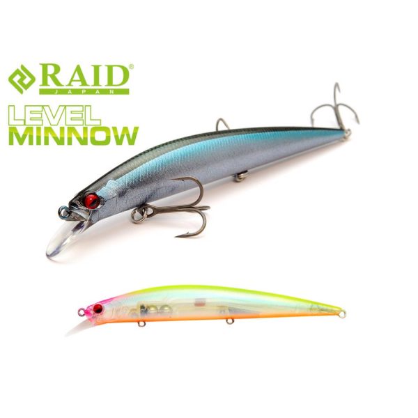 Raid Level Minnow 12.5cm 14gr 019 Clear Squash Wobbler