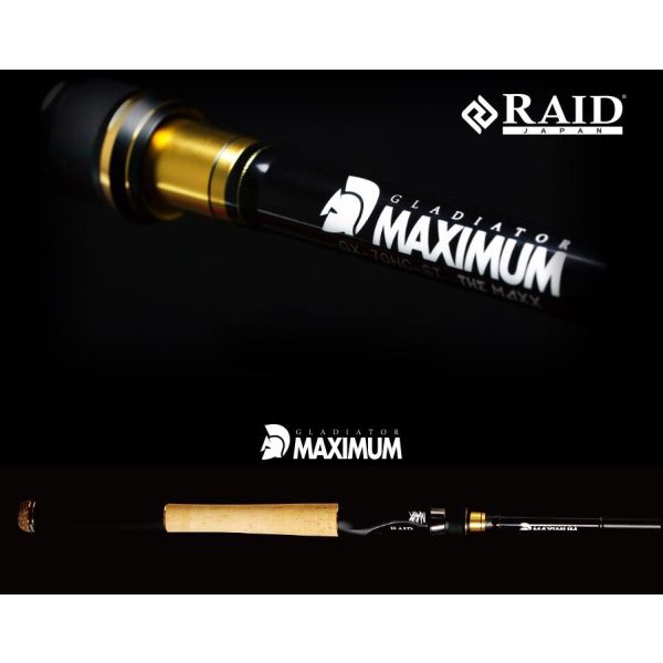 Raid Maximum Cast GX-72MHC Baltoro Heat 2,18m 35gr 2 Piece Casting Spinning Rod
