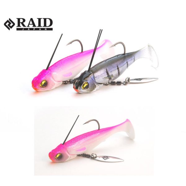 Raid Head Swimmer Libero 5gr 010 Pink Trick Soft Lure 2pcs