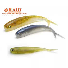 Raid Fish Roller 8,9cm 072 Stealth Fish Soft Bait 7pcs