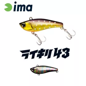   Ima Raikiri Vibration 43S 4,3cm 4gr 009 Titanium Black Wobbler