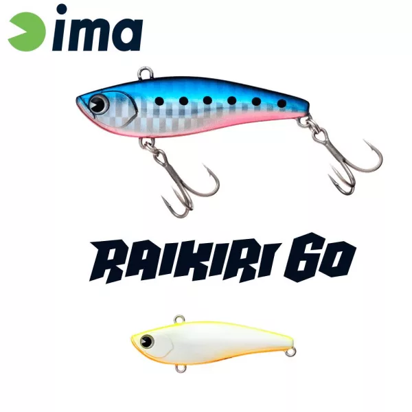 Ima Raikiri Vibration 60 6cm 11gr 002 Chart Back Pearl Wobbler