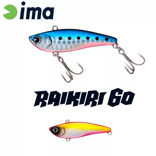Ima Raikiri Vibration 60 6cm 11gr 008 Pink & Pink Wobbler