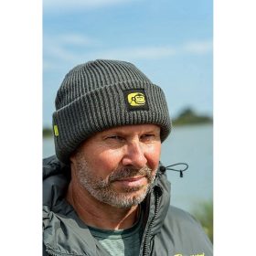   Ridgemonkey Apearel Thermapro Fisherman Beanie Hat Green Winter Hat