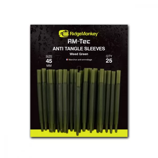 Ridgemonkey Rm-Tec Anti-Tangle Weed Green Long Anti-Tangle Rubber Sleeve
