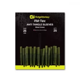   Ridgemonkey Rm-Tec Anti-Tangle Weed Green Short Anti-Tangle Rubber Sleeve