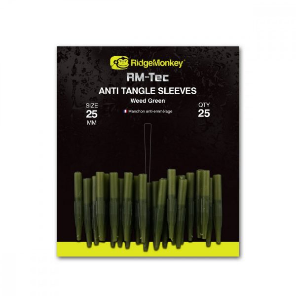 Ridgemonkey Rm-Tec Anti-Tangle Weed Green Short Anti-Tangle Rubber Sleeve