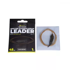   Ridgemonkey Spectre Fluorocarbon Uni Lead Clip Leader - Camo Brown Boilie Rig