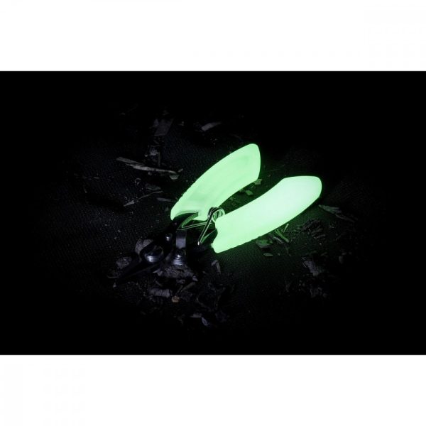 Ridgemonkey Nite Glo Heavy Duty Snips 13x55x130mm Fluorescent Braided Braid Cutting Scissors