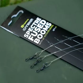   Ridgemonkey Fluoro Cast Fused Booms With QC Rotator Swivel 18cm Carp Rig