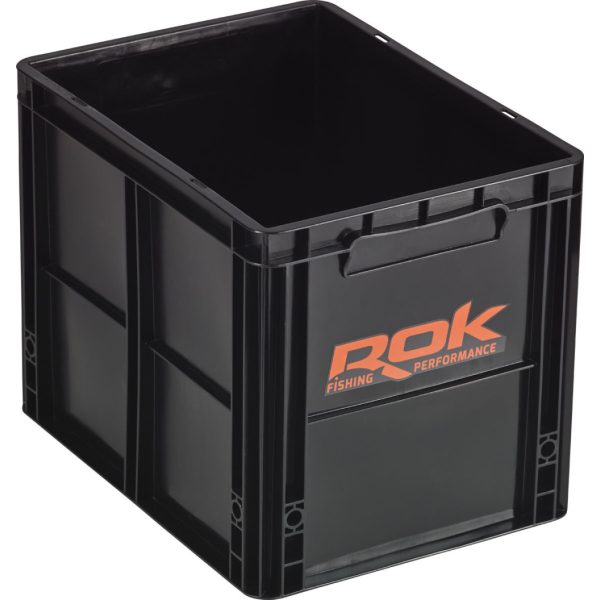 ROK Storage Compartment Set with Lid 40x30x32cm Black