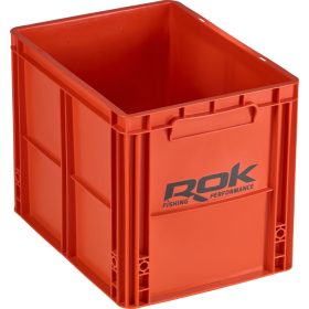 ROK Storage Crate Set with Lid 40x30x32cm Orange