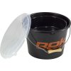ROK 13 Liter Black Bait Bucket and 4 Liter Mixing Bowl Set with Lid