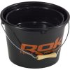 ROK 13 Liter Black Bait Bucket and 4 Liter Mixing Bowl Set with Lid