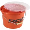 ROK 13 Liter Orange Bait Bucket and 4 Liter Mixing Bowl Set with Lid