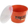 ROK 13 Liter Orange Bait Bucket and 4 Liter Mixing Bowl Set with Lid
