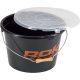 ROK 18 Liter Black Bait Bucket and 5 Liter Mixing Container Set with Lid
