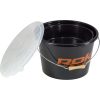 ROK 18 Liter Black Bait Bucket and 5 Liter Mixing Container Set with Lid