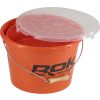 ROK 18 Liter Orange Bait Bucket and 5 Liter Mixing Container Set with Lid