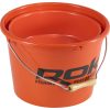 ROK 18 Liter Orange Bait Bucket and 5 Liter Mixing Container Set with Lid
