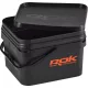 ROK 10 Liter Square Bait Bucket Set with Insert and Lid Black
