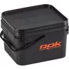 ROK 10 Liter Square Bait Bucket Set with Insert and Lid Black