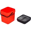ROK 17 Liter Square Bait Bucket Set with Insert and Lid Orange