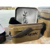 ROK 10 Liter Square Bait Bucket Set with Insert and Lid Green