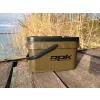 ROK 10 Liter Square Bait Bucket Set with Insert and Lid Green