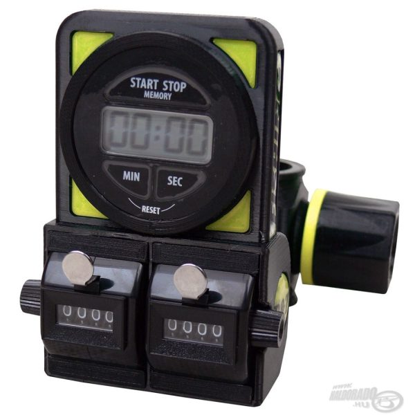 R&T Double Fish Counter with Digital Stopper Limited Lemon Yellow