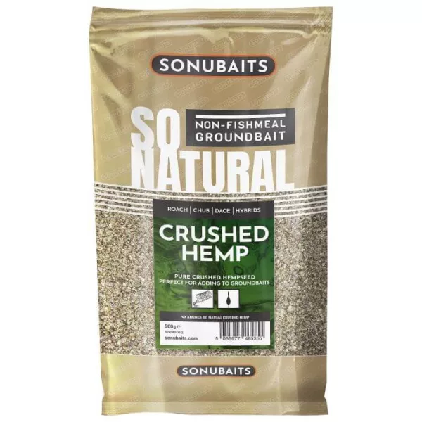 Sonubaits So Natural - Crushed Hemp 500gr (S0780012) groundbait