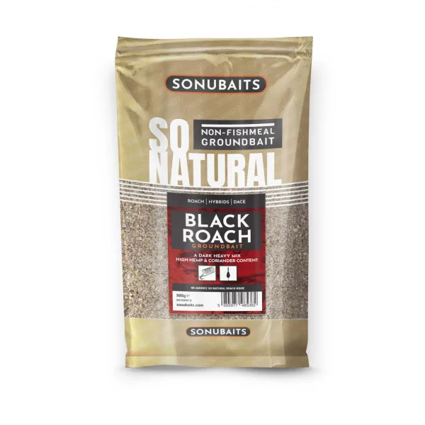 Sonubaits So Natural - Black Roach 900gr (S0780013) groundbait