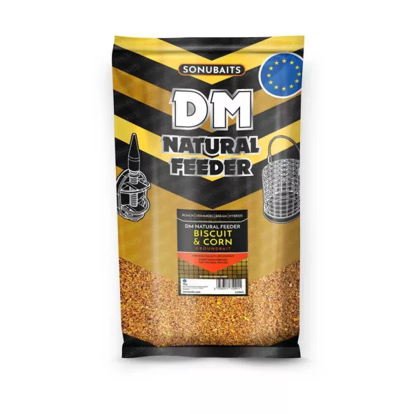Sonubaits DM Natural Feeder Biscuit-Corn Groundbait 1kg