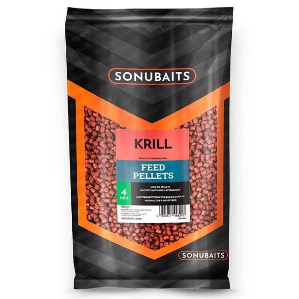 Sonubaits Krill Feed Pellet - 4mm (S0800008) flavoured