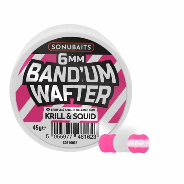 Sonubaits Bandum Wafers - 6mm Krill & Squid (S0810065) wafers hook bait