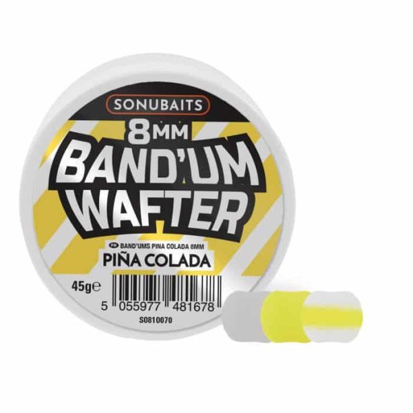 Sonubaits Bandum Wafers - 8mm Pineapple & Coconut (S0810070) wafers hook bait