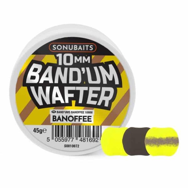 Sonubaits Bandum Wafers - 10mm Banoffee (S0810072) wafers hook bait