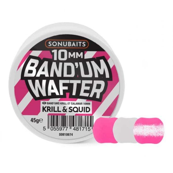 Sonubaits Bandum Wafers - 10mm Krill & Squid (S0810074) wafers hook bait