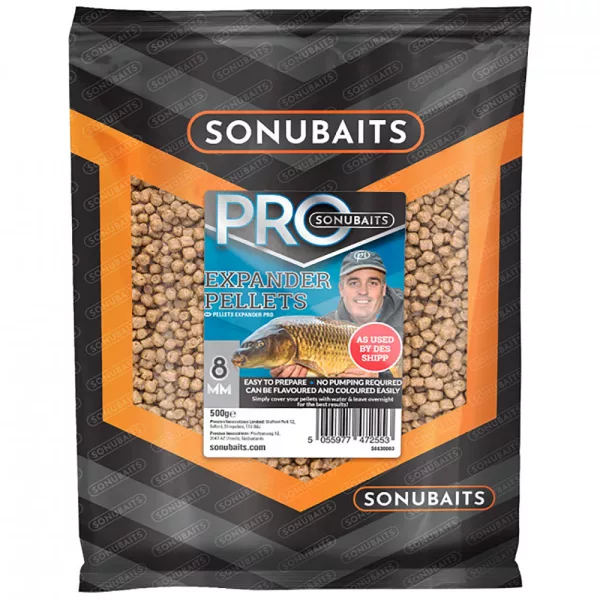 Sonubaits Pro Expander Pellets - 8mm (S0830003) expander feeding pellet
