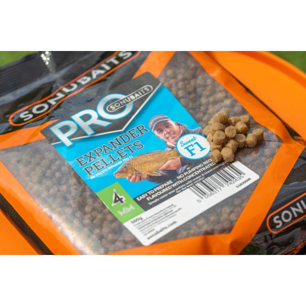 Sonubaits Pro Expander Pellets F1 4mm Feeding Pellets 500gr