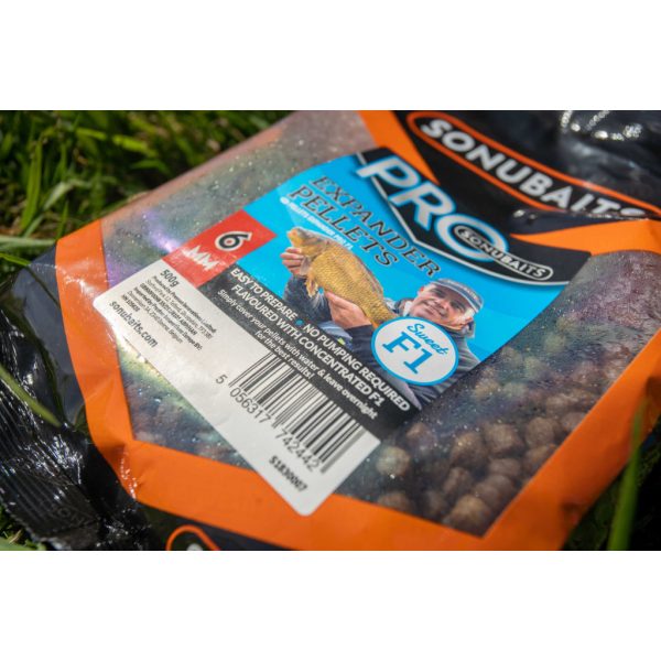 Sonubaits Pro Expander Pellets F1 6mm Feeding Pellets 500gr
