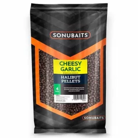   Sonubaits Cheesy Garlic Halibut Pellets - 4mm (S0920001) feed pellet